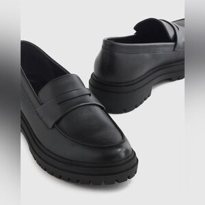Quince Black Loafers